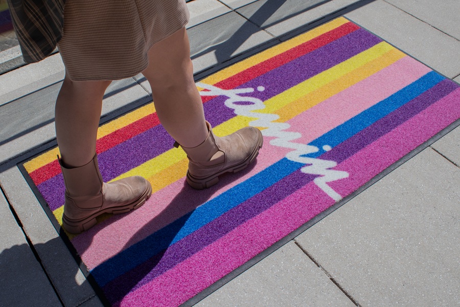 Tapis grattant extérieur personnalisé en nylon